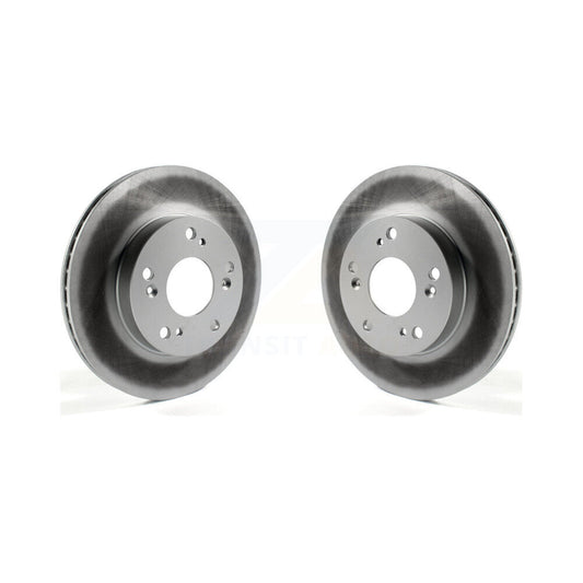 Coated Disc Brake Rotors Front Pair For Honda Civic Acura ILX