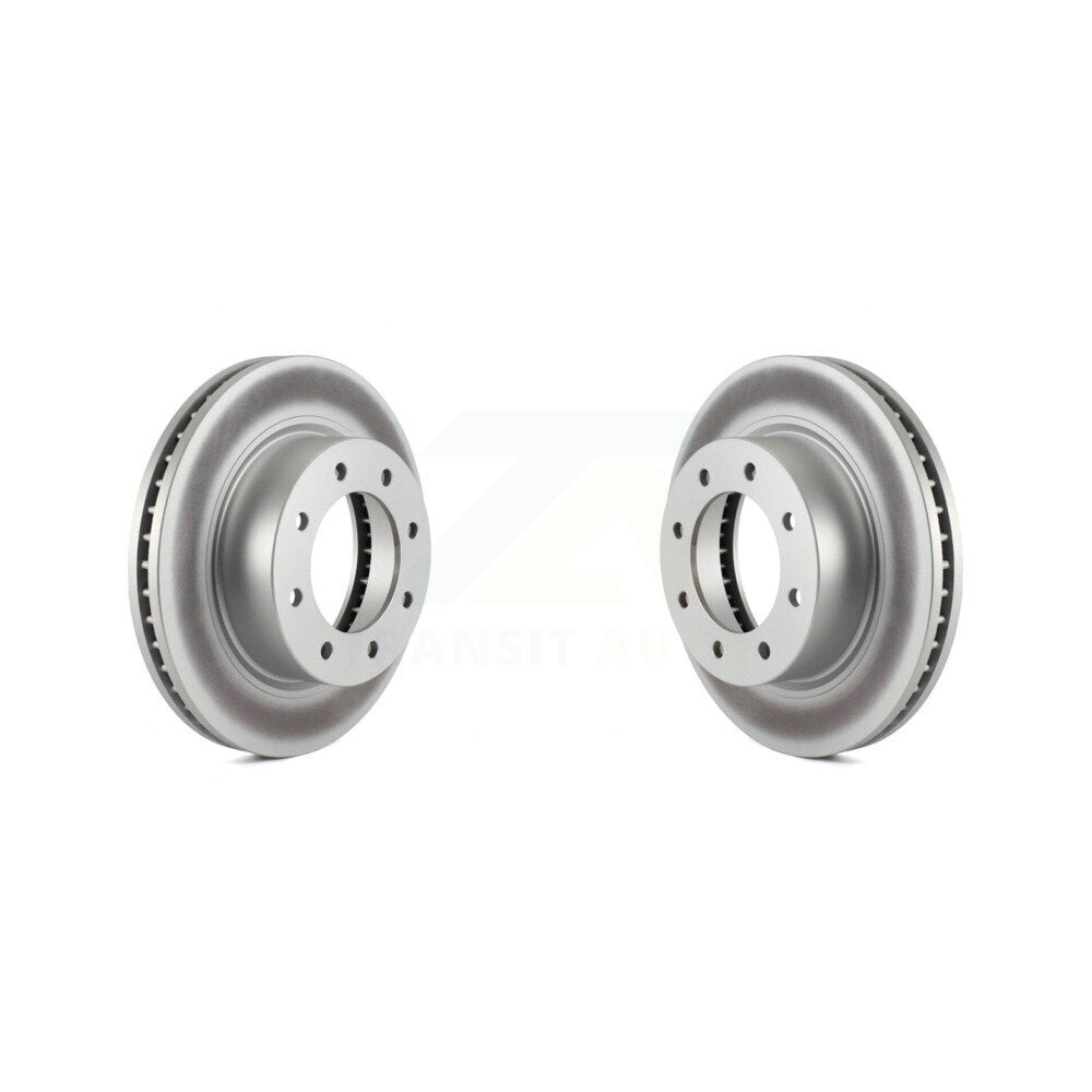Coated Disc Brake Rotors Front Pair For 2012-2021 Nissan NV2500 NV3500 NV1500