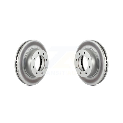 Coated Disc Brake Rotors Front Pair For 2012-2021 Nissan NV2500 NV3500 NV1500
