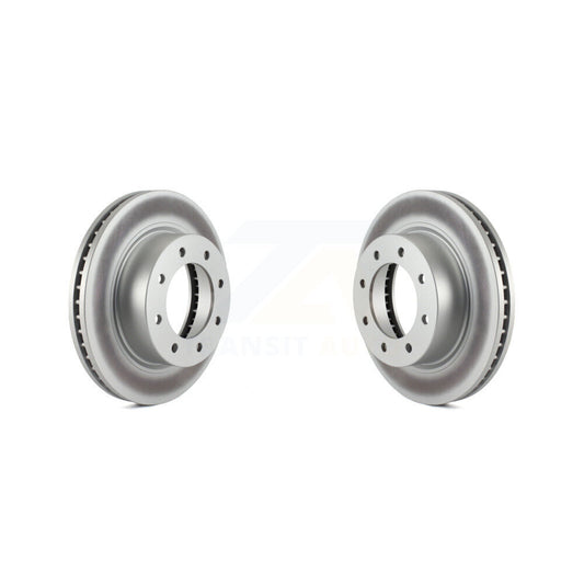 Coated Disc Brake Rotors Front Pair For 2012-2021 Nissan NV2500 NV3500 NV1500
