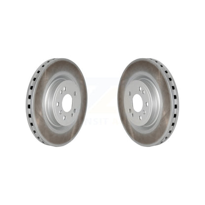 Coated Disc Brake Rotors Front Pair For Mercedes-Benz ML350 GLE350 ML250 GLE300d