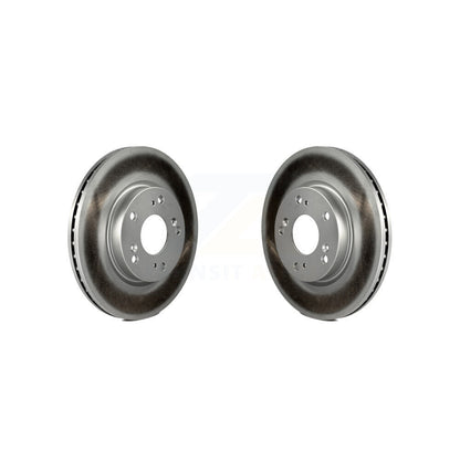 Coated Disc Brake Rotors Front Pair For Honda Civic Acura ILX
