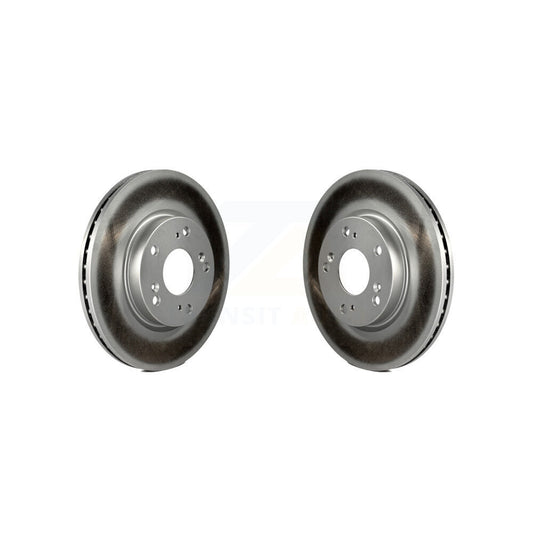 Coated Disc Brake Rotors Front Pair For Honda Civic Acura ILX