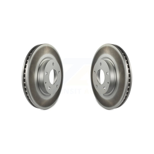 Coated Disc Brake Rotors Front Pair For Mazda CX-5 6