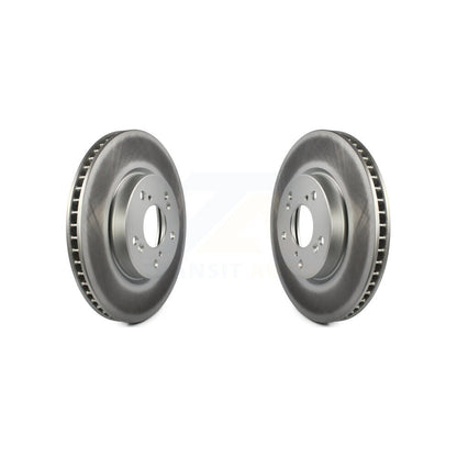 Coated Disc Brake Rotors Front Pair For Honda Accord Civic