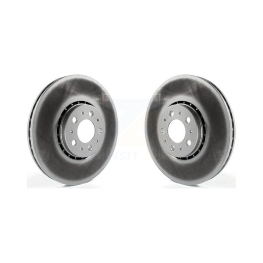 Coat Brake Rotor Front Pair For 03-14 Volvo XC90 With 328mm Diameter