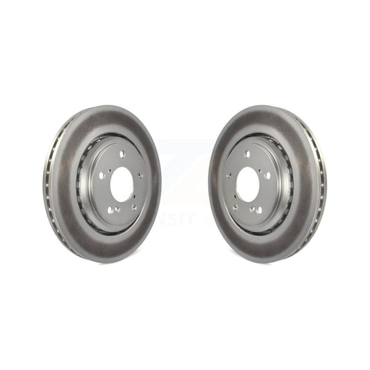 Coat Brake Rotor Front Pair For Honda Odyssey Pilot Ridgeline Acura MDX Passport