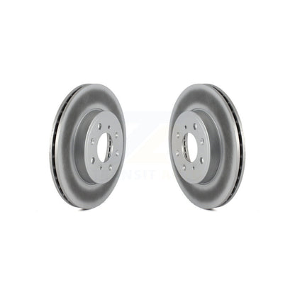 Coated Disc Brake Rotors Front Pair For 2015-2020 Honda Fit