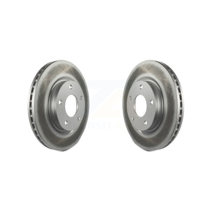 Coated Disc Brake Rotors Front Pair For Nissan Sentra