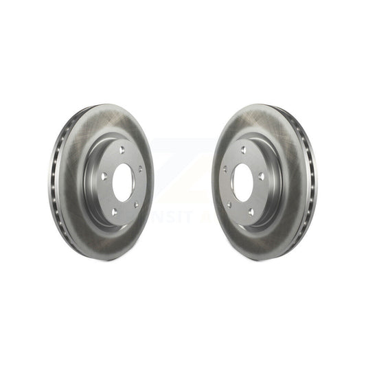 Coated Disc Brake Rotors Front Pair For Nissan Sentra