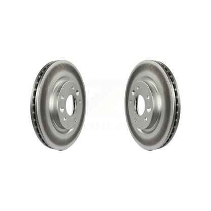 Coated Disc Brake Rotors Front Pair For Nissan Rogue Sport Qashqai LEAF