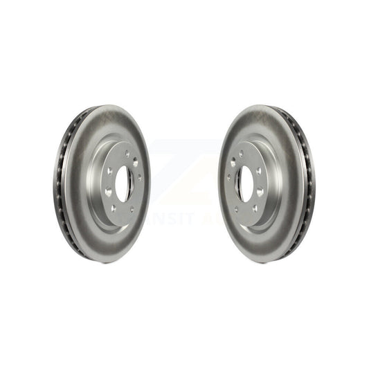 Coated Disc Brake Rotors Front Pair For Nissan Rogue Sport Qashqai LEAF