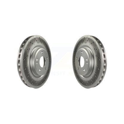 Coated Disc Brake Rotors Front Pair For Mercedes-Benz GLA250 CLA250 B250