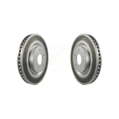 Coated Disc Brake Rotors Front Pair For Nissan Rogue