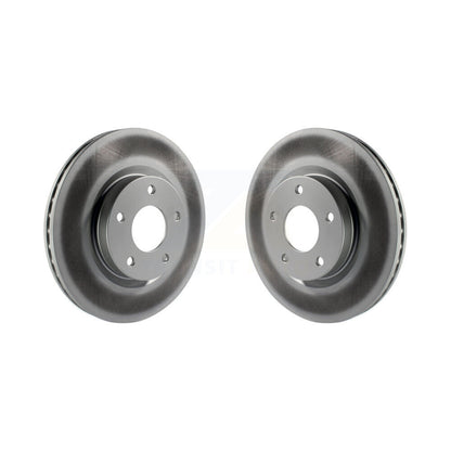 Coated Disc Brake Rotors Front Pair For Nissan Altima