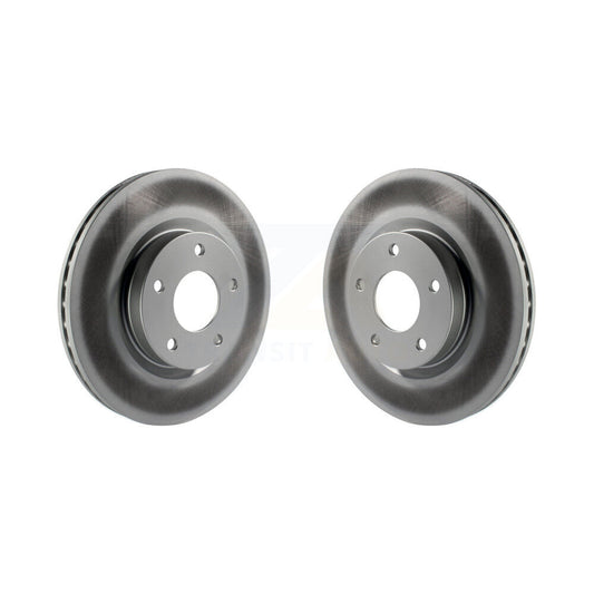 Coated Disc Brake Rotors Front Pair For Nissan Altima