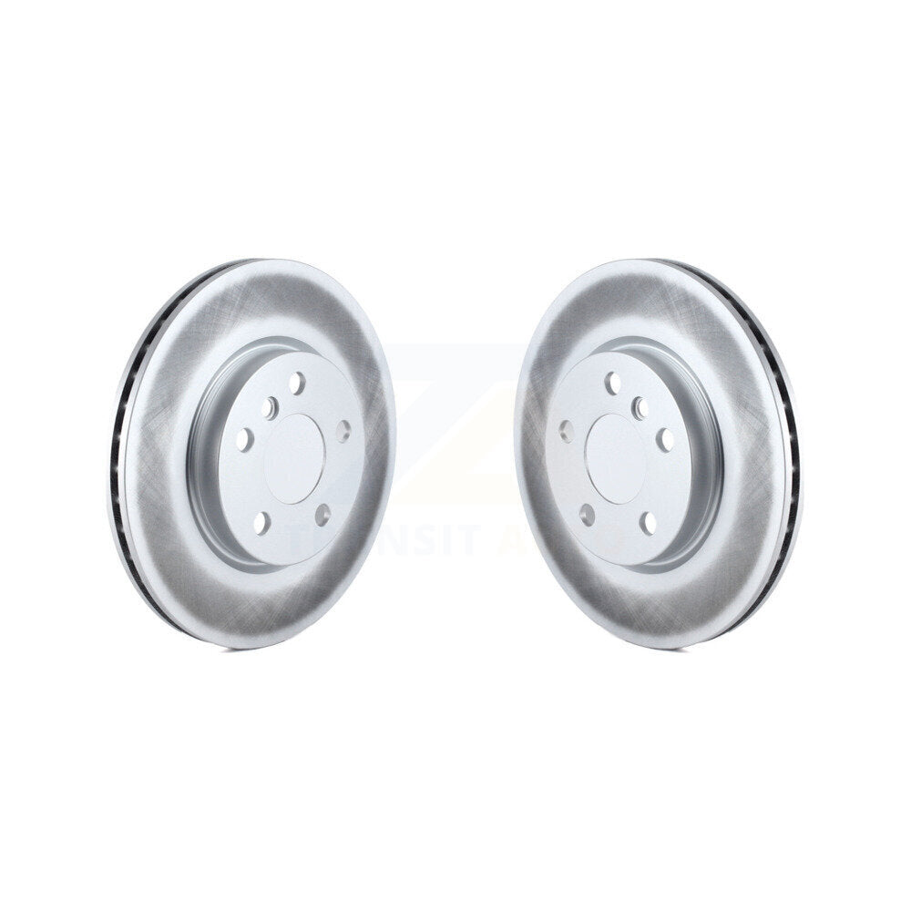 Coated Disc Brake Rotors Front Pair For Mini Cooper Clubman