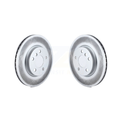Coated Disc Brake Rotors Front Pair For Mini Cooper Clubman