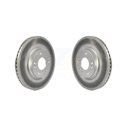 Coat Brake Rotors Front Pair For Hyundai Kia Elantra Tucson Kona Seltos Sportage