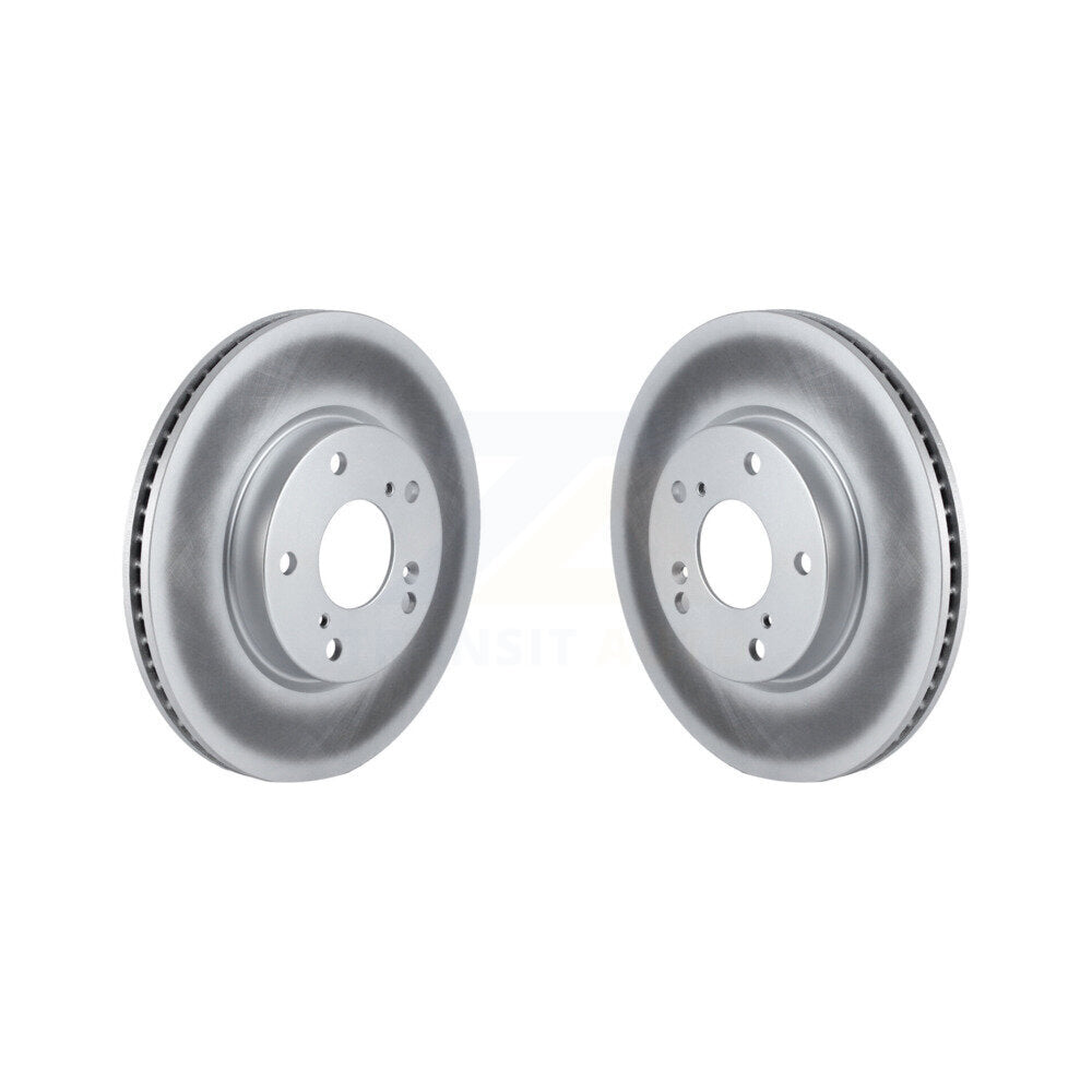 Coated Disc Brake Rotors Front Pair For Honda Civic Accord Insight