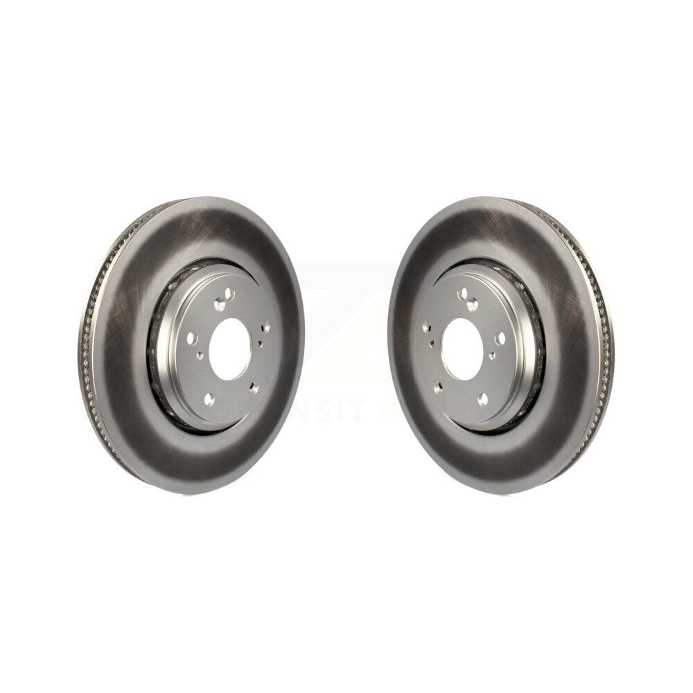 Coated Disc Brake Rotors Front Pair For Honda Civic Accord Acura ILX