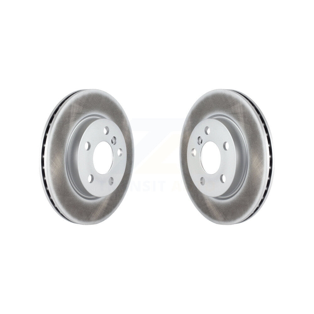 Coated Disc Brake Rotors Front Pair For Mini Cooper
