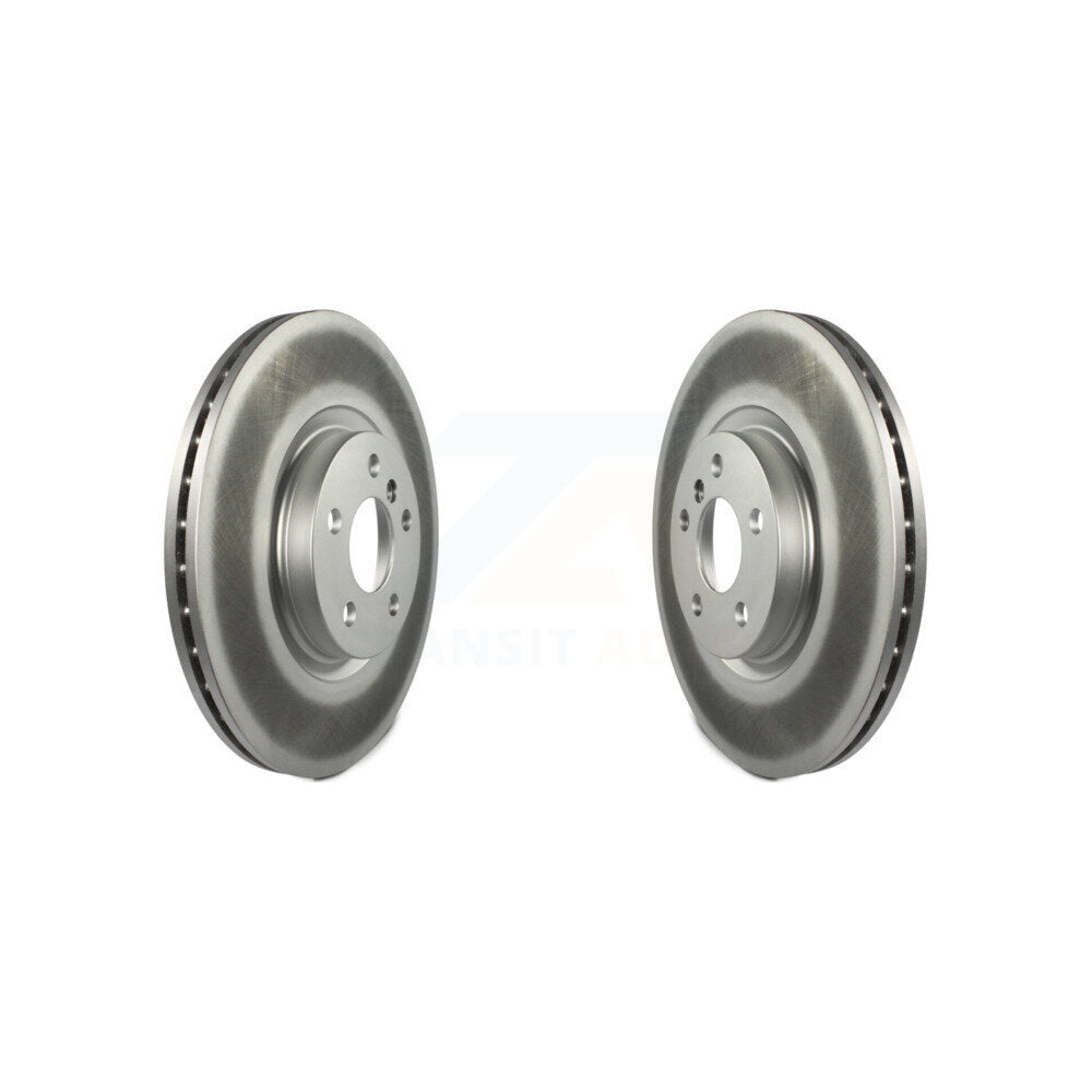 Coated Brake Rotors Front Pair For BMW X1 Mini Cooper Countryman X2 228i xDrive