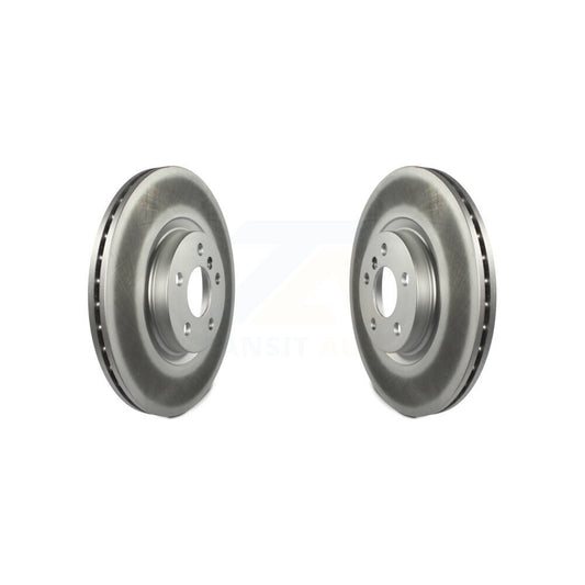 Coated Brake Rotors Front Pair For BMW X1 Mini Cooper Countryman X2 228i xDrive