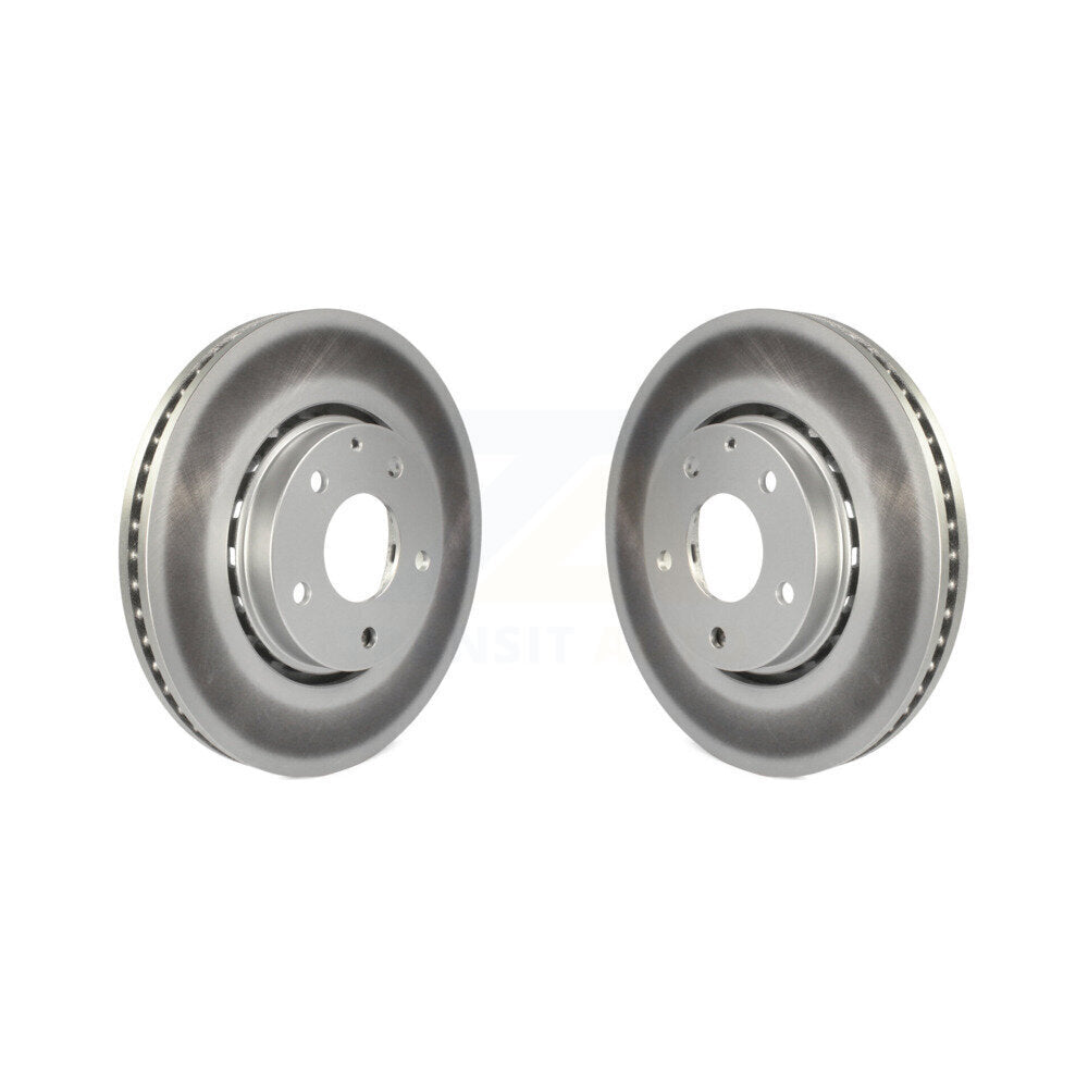 Coated Disc Brake Rotors Front Pair For Mazda CX-5 6