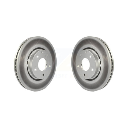Coated Disc Brake Rotors Front Pair For Mazda CX-5 6