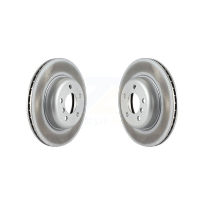Coated Disc Brake Rotors Front Pair For BMW 528i xDrive