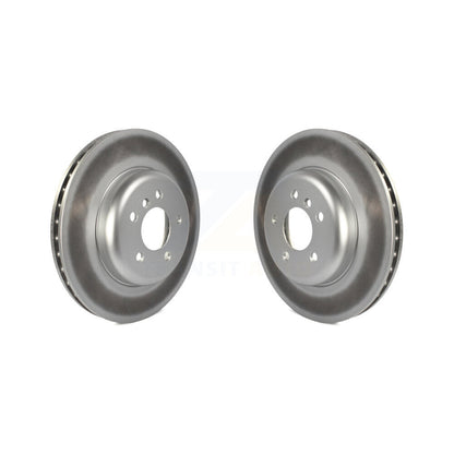 Coated Disc Brake Rotors Front Pair For BMW 535i xDrive 535d 640i Gran Coupe 5