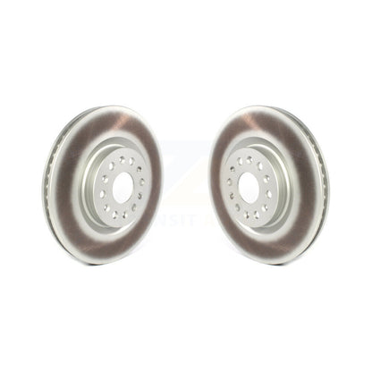 Coated Disc Brake Rotors Front Pair For Cadillac XT5 Buick Enclave XT6