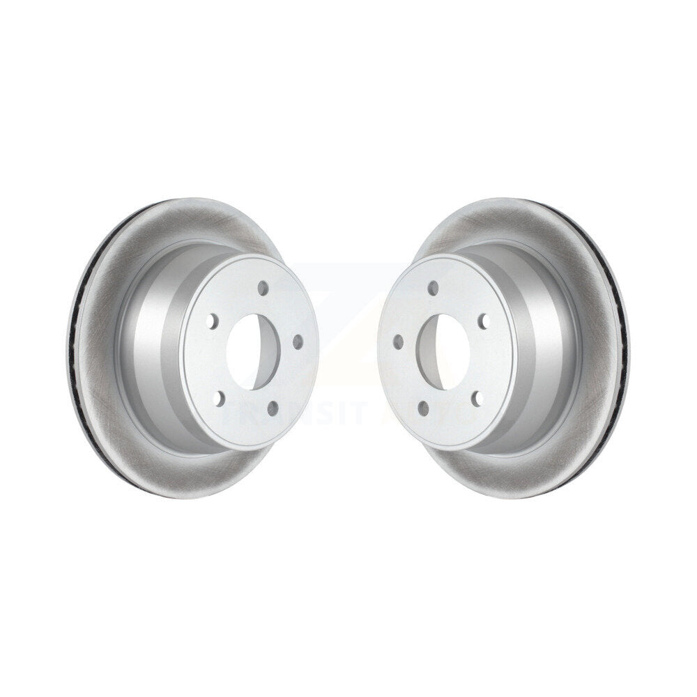 Coat Disc Brake Rotors Rear Pair For Chevrolet GMC Blazer S10 Jimmy Sonoma Isuzu