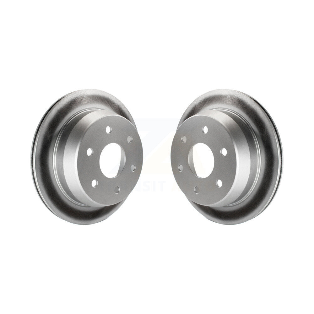 Coat Brake Rotor Rear Pair For Chevrolet GMC Silverado 1500 Sierra 2500 HD Astro