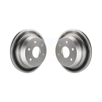 Coat Brake Rotor Rear Pair For Chevrolet GMC Silverado 1500 Sierra 2500 HD Astro