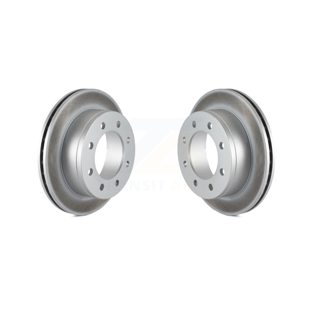 Coat Brake Rotors Rear Pair For GMC Chevrolet Sierra 2500 HD Silverado Savana XL