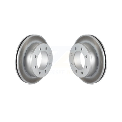 Coat Brake Rotors Rear Pair For GMC Chevrolet Sierra 2500 HD Silverado Savana XL