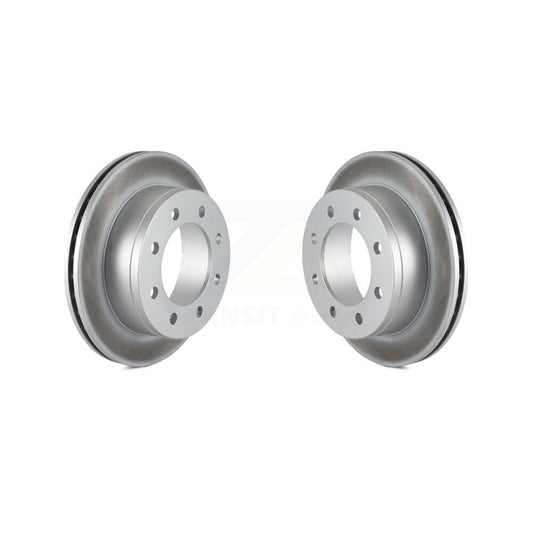 Coat Brake Rotors Rear Pair For GMC Chevrolet Sierra 2500 HD Silverado Savana XL