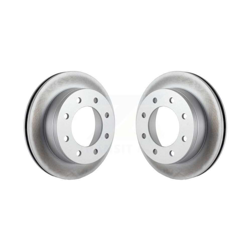 Coat Brake Rotor Rear Pair For Chevrolet GMC Sierra 2500 HD Silverado Express H2