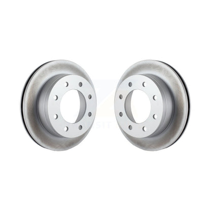Coat Brake Rotor Rear Pair For Chevrolet GMC Sierra 2500 HD Silverado Express H2