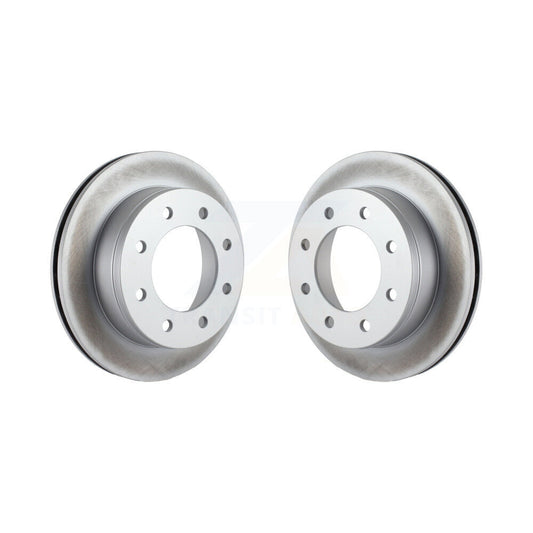 Coat Brake Rotor Rear Pair For Chevrolet GMC Sierra 2500 HD Silverado Express H2