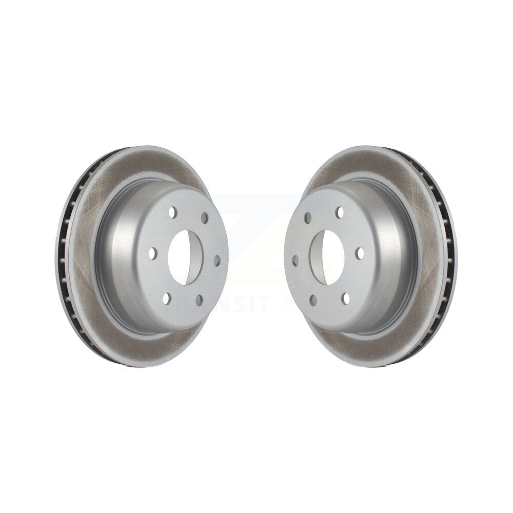 Coat Brake Rotors Rear Pair For Chevrolet GMC Silverado 1500 Sierra Avalanche XL