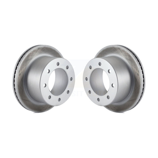 Coat Disc Brake Rotors Rear Pair For Chevrolet GMC Express 3500 Savana Sierra HD