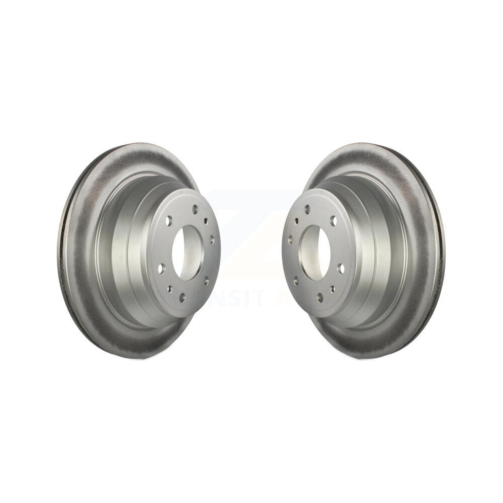 Coat Brake Rotors Rear Pair For Chevrolet GMC Trailblazer Envoy XL EXT SSR Buick