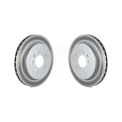 Coated Disc Brake Rotors Rear Pair For Cadillac CTS STS Seville