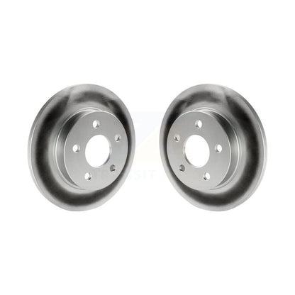 Coat Brake Rotors Rear Pair For Chevrolet Malibu Pontiac Cobalt G5 G6 Saturn Ion