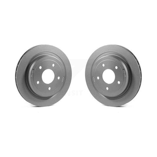 Coated Disc Brake Rotors Rear Pair For Chevrolet Corvette Cadillac XLR