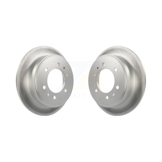Coated Disc Brake Rotors Rear Pair For Hummer H3 H3T