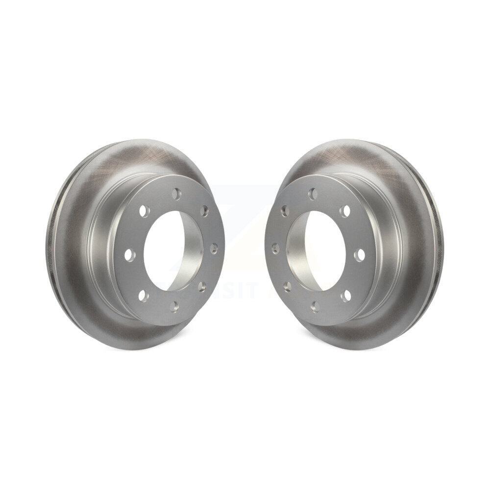 Coated Disc Brake Rotors Rear Pair For GMC Chevrolet Savana 3500 2500 Express